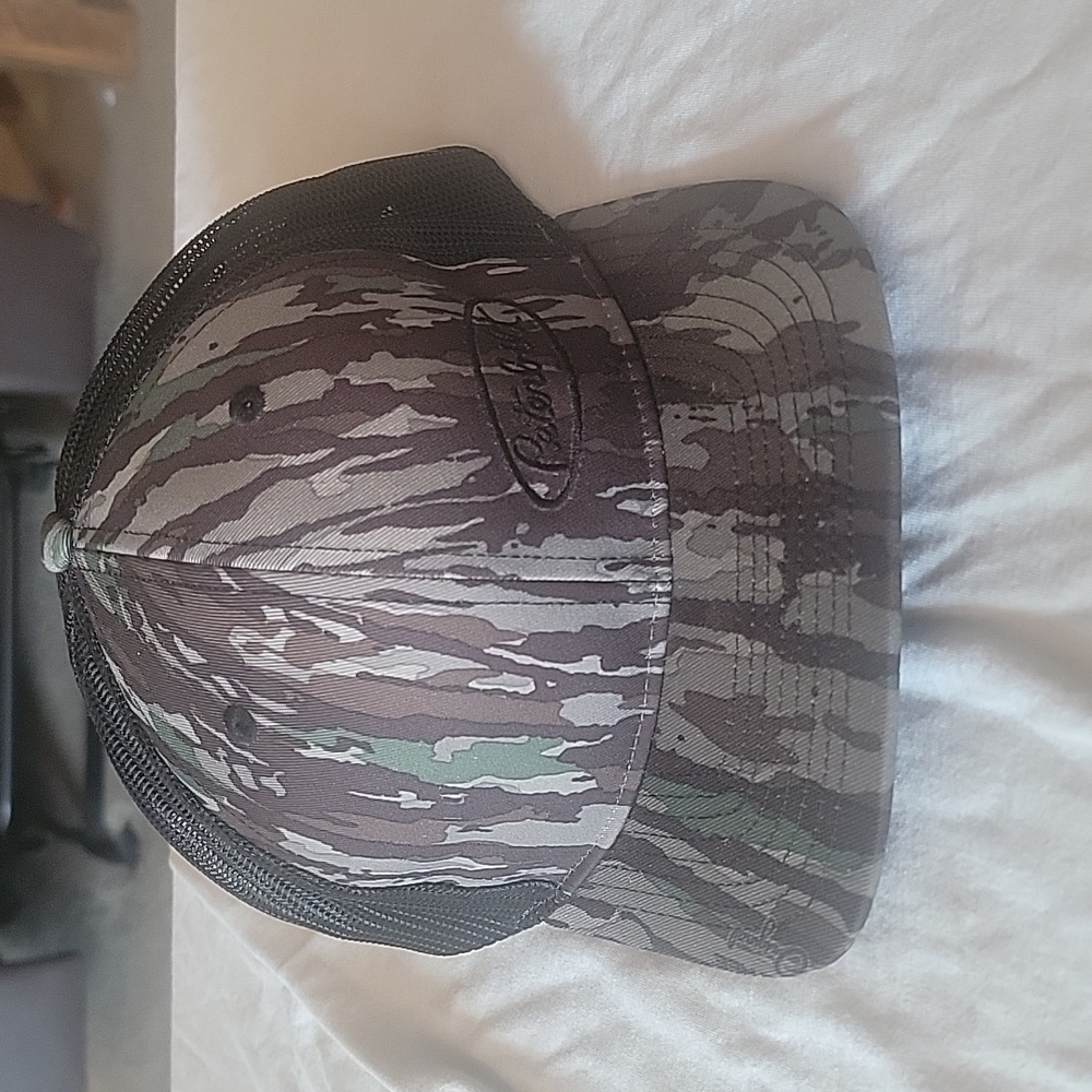 Peter built camo hat worn once